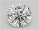 Lab Created Diamond 0.70 Carats, Round with ideal Cut, D Color, vvs2 Clarity and Certified by IGI