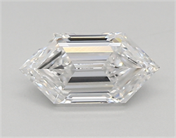 Picture of Lab Created Diamond 0.67 Carats, LONG HEXAGON with  Cut, E Color, vvs1 Clarity and Certified by IGI