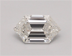 Picture of Lab Created Diamond 0.64 Carats, LONG HEXAGON with  Cut, F Color, vs1 Clarity and Certified by IGI