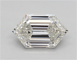 Picture of Lab Created Diamond 0.62 Carats, LONG HEXAGON with  Cut, F Color, vs1 Clarity and Certified by IGI