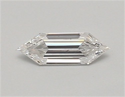 Picture of Lab Created Diamond 0.62 Carats, LONG HEXAGON with  Cut, E Color, vvs2 Clarity and Certified by IGI