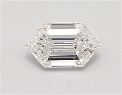 Picture of Lab Created Diamond 0.61 Carats, LONG HEXAGON with  Cut, E Color, vs1 Clarity and Certified by IGI