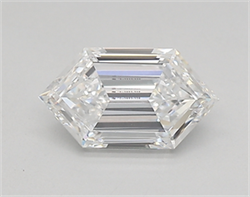 Picture of Lab Created Diamond 0.60 Carats, LONG HEXAGON with  Cut, E Color, vvs2 Clarity and Certified by IGI