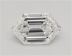Picture of Lab Created Diamond 0.60 Carats, LONG HEXAGON with  Cut, E Color, vvs1 Clarity and Certified by IGI