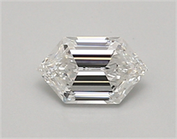 Picture of Lab Created Diamond 0.57 Carats, LONG HEXAGON with  Cut, D Color, vvs2 Clarity and Certified by IGI
