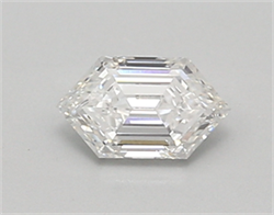 Picture of Lab Created Diamond 0.55 Carats, LONG HEXAGON with  Cut, D Color, vvs2 Clarity and Certified by IGI