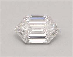 Picture of Lab Created Diamond 0.55 Carats, LONG HEXAGON with  Cut, E Color, vvs1 Clarity and Certified by IGI