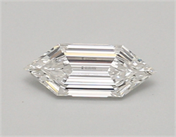 Picture of Lab Created Diamond 0.54 Carats, LONG HEXAGON with  Cut, E Color, vvs1 Clarity and Certified by IGI