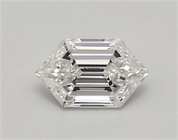 Picture of Lab Created Diamond 0.54 Carats, LONG HEXAGON with  Cut, E Color, vvs2 Clarity and Certified by IGI