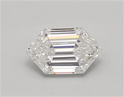 Picture of Lab Created Diamond 0.54 Carats, LONG HEXAGON with  Cut, E Color, vvs1 Clarity and Certified by IGI