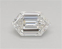 Picture of Lab Created Diamond 0.54 Carats, LONG HEXAGON with  Cut, E Color, vvs2 Clarity and Certified by IGI