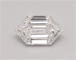 Picture of Lab Created Diamond 0.54 Carats, LONG HEXAGON with  Cut, E Color, vvs1 Clarity and Certified by IGI