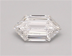 Picture of Lab Created Diamond 0.53 Carats, LONG HEXAGON with  Cut, E Color, vvs1 Clarity and Certified by IGI