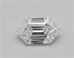 Picture of Lab Created Diamond 0.51 Carats, LONG HEXAGON with  Cut, D Color, vvs1 Clarity and Certified by IGI