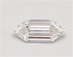 Picture of Lab Created Diamond 0.50 Carats, LONG HEXAGON with  Cut, E Color, vvs2 Clarity and Certified by IGI