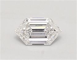 Picture of Lab Created Diamond 0.50 Carats, LONG HEXAGON with  Cut, D Color, vvs2 Clarity and Certified by IGI