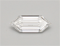 Picture of Lab Created Diamond 0.49 Carats, LONG HEXAGON with  Cut, E Color, vvs2 Clarity and Certified by IGI