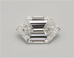 Picture of Lab Created Diamond 0.49 Carats, LONG HEXAGON with  Cut, E Color, vvs1 Clarity and Certified by IGI