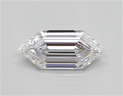 Picture of Lab Created Diamond 0.48 Carats, LONG HEXAGON with  Cut, D Color, vvs1 Clarity and Certified by IGI