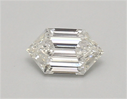 Picture of Lab Created Diamond 0.48 Carats, LONG HEXAGON with  Cut, F Color, vvs2 Clarity and Certified by IGI