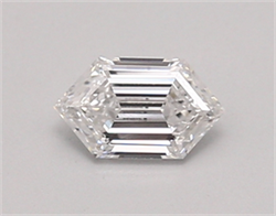 Picture of Lab Created Diamond 0.48 Carats, LONG HEXAGON with  Cut, D Color, vvs2 Clarity and Certified by IGI