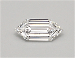 Picture of Lab Created Diamond 0.47 Carats, LONG HEXAGON with  Cut, E Color, vvs2 Clarity and Certified by IGI