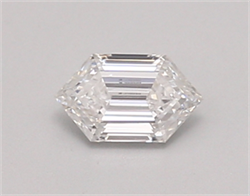 Picture of Lab Created Diamond 0.47 Carats, LONG HEXAGON with  Cut, D Color, vvs2 Clarity and Certified by IGI