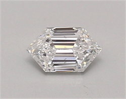 Picture of Lab Created Diamond 0.46 Carats, LONG HEXAGON with  Cut, D Color, vs2 Clarity and Certified by IGI