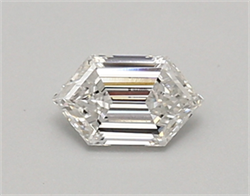 Picture of Lab Created Diamond 0.45 Carats, LONG HEXAGON with  Cut, D Color, vvs2 Clarity and Certified by IGI