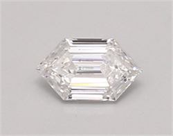 Picture of Lab Created Diamond 0.45 Carats, LONG HEXAGON with  Cut, D Color, vs1 Clarity and Certified by IGI