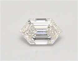 Picture of Lab Created Diamond 0.44 Carats, LONG HEXAGON with  Cut, F Color, vvs2 Clarity and Certified by IGI