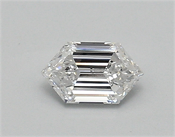 Picture of Lab Created Diamond 0.44 Carats, LONG HEXAGON with  Cut, E Color, vvs1 Clarity and Certified by IGI