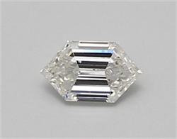 Picture of Lab Created Diamond 0.42 Carats, LONG HEXAGON with  Cut, E Color, if Clarity and Certified by IGI