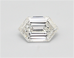 Picture of Lab Created Diamond 0.39 Carats, LONG HEXAGON with  Cut, E Color, vvs1 Clarity and Certified by IGI