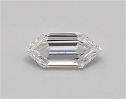 Picture of Lab Created Diamond 0.35 Carats, LONG HEXAGON with  Cut, E Color, vvs1 Clarity and Certified by IGI