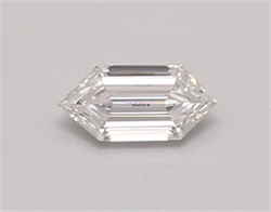 Picture of Lab Created Diamond 0.32 Carats, LONG HEXAGON with  Cut, E Color, vs1 Clarity and Certified by IGI