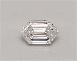Picture of Lab Created Diamond 0.31 Carats, LONG HEXAGON with  Cut, E Color, vvs2 Clarity and Certified by IGI
