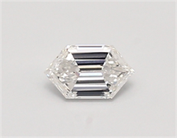 Picture of Lab Created Diamond 0.31 Carats, LONG HEXAGON with  Cut, D Color, vvs1 Clarity and Certified by IGI