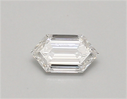 Picture of Lab Created Diamond 0.31 Carats, LONG HEXAGON with  Cut, E Color, vvs2 Clarity and Certified by IGI