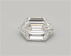 Picture of Lab Created Diamond 0.31 Carats, LONG HEXAGON with  Cut, E Color, vs1 Clarity and Certified by IGI