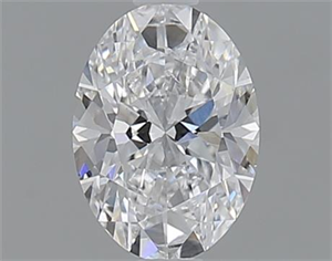 Picture of 0.60 Carats, Oval D Color, SI2 Clarity and Certified by GIA