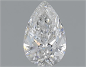 0.70 quilates, De pera , Color F, claridad I1 y certificado por GIA