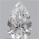 0.53 Carats, Pear D Color, VVS1 Clarity and Certified by GIA