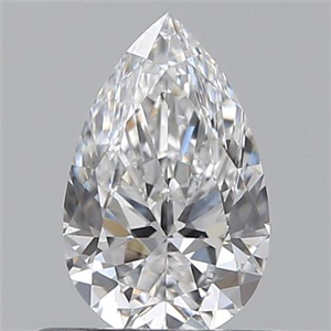 Picture of 0.53 Carats, Pear D Color, VVS1 Clarity and Certified by GIA