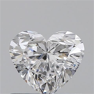 Picture of 0.50 Carats, Heart D Color, VS1 Clarity and Certified by GIA