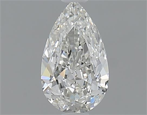 Picture of 0.50 Carats, Pear I Color, SI1 Clarity and Certified by GIA