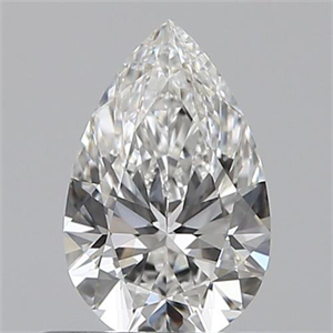 Picture of 0.50 Carats, Pear G Color, IF Clarity and Certified by GIA
