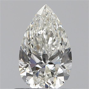 Picture of 0.62 Carats, Pear J Color, VS1 Clarity and Certified by GIA