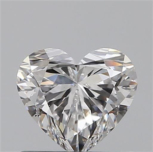 Picture of 0.60 Carats, Heart E Color, VS2 Clarity and Certified by GIA