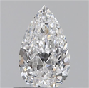 0.51 Carats, Pear D Color, VS1 Clarity and Certified by GIA